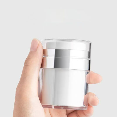 30g 50g 100g PP PS Plastic Airless Cream Jar z bezpowietrzną pompą i dostosowanym logo