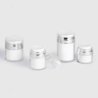 30g 50g 100g PP PS Plastic Airless Cream Jar z bezpowietrzną pompą i dostosowanym logo