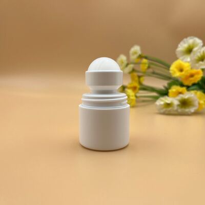 Hurtownia 30ml 50ml Butelka rolkowa z PP przeznaczona do kontaktu z żywnością Konfigurowalna butelka typu roll-on do dezodorantów i pielęgnacji skóry