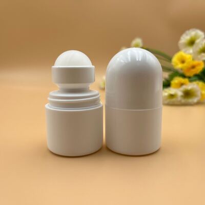 Hurtownia 30ml 50ml Butelka rolkowa z PP przeznaczona do kontaktu z żywnością Konfigurowalna butelka typu roll-on do dezodorantów i pielęgnacji skóry