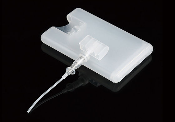 Przejrzysty spryskarz pompy perfum 20 ml plastikowa butelka z kartą kredytową