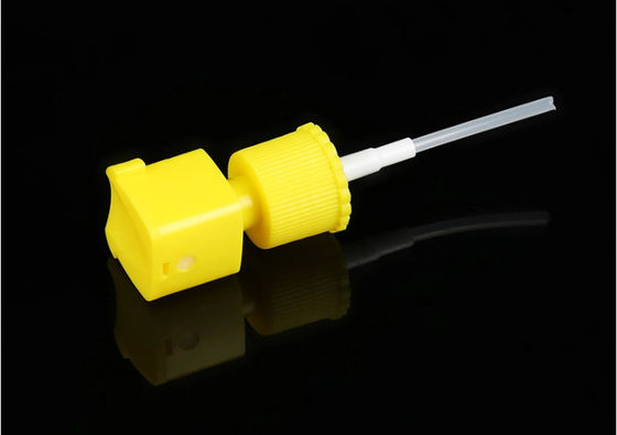 Żółty atomizer do perfum 20 ml, mini plastikowa butelka w sprayu z plastikową obudową