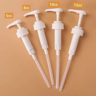 Sprężarka do syropu z plastiku PP z dużą dawką 8cc 10cc 30cc w 28mm 33mm 38mm Rozmiary