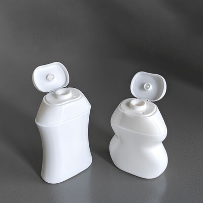 Flip Top Cap Design 40ml 60ml HDPE butelka kosmetyczna z dostosowalnymi kształtami do szamponu i pielęgnacji skóry