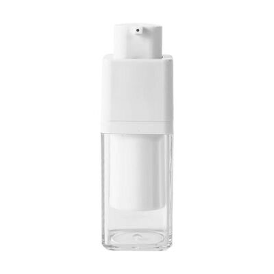 Wypłata hurtowa kształt kwadratowy 15 ml 30 ml 50 ml butelka bezprzewodowa z pompą rotacyjną do pielęgnacji skóry