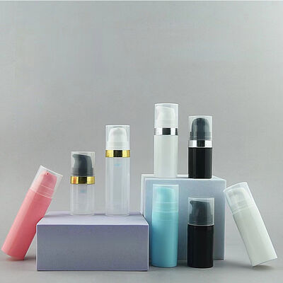 Hurtownia Mono-Material PP Butelka z pompką bezpowietrzną 5ml 10ml 15ml Recyklingowa pompka próżniowa do balsamów do pielęgnacji skóry