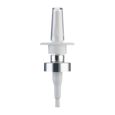 18/410 20/410 28/410 Atomizer do nosa z pompką, plastikowy atomizer z nakrętką, kolor na zamówienie, do zastosowań kosmetycznych i farmaceutycznych