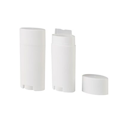 Sprzedaż hurtowa na zamówienie 35g 50g 75g Plastikowa PP Puste Deodorant Stick Tube z Twist-Up Design