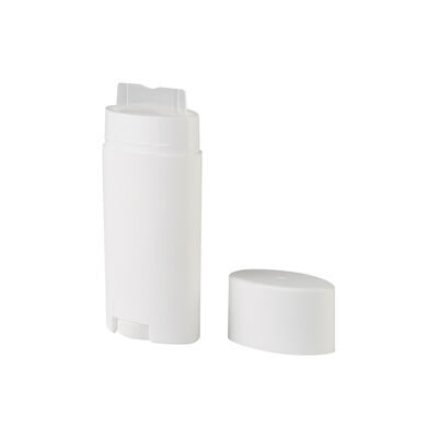 Sprzedaż hurtowa na zamówienie 35g 50g 75g Plastikowa PP Puste Deodorant Stick Tube z Twist-Up Design