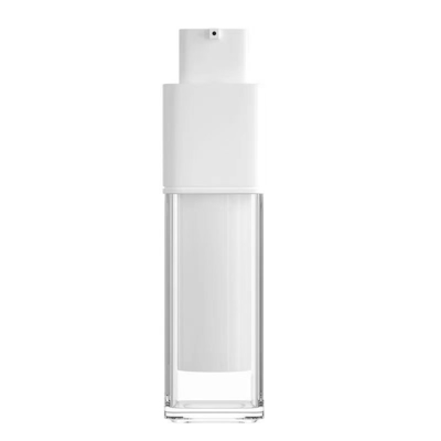 30ml 50ml Plastikowa kwadratowa butelka bezpowietrzna PP z pompką